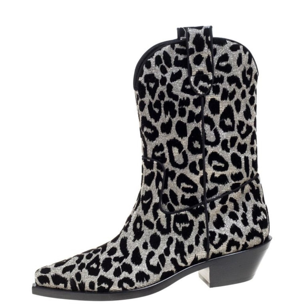 dolce and gabbana sparkle cowboy boots